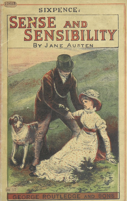 A cover of Jane Austen’s ‘Sense and Sensibility’, published by George Routledge and Sons in 1884. Courtesy: The British Library
