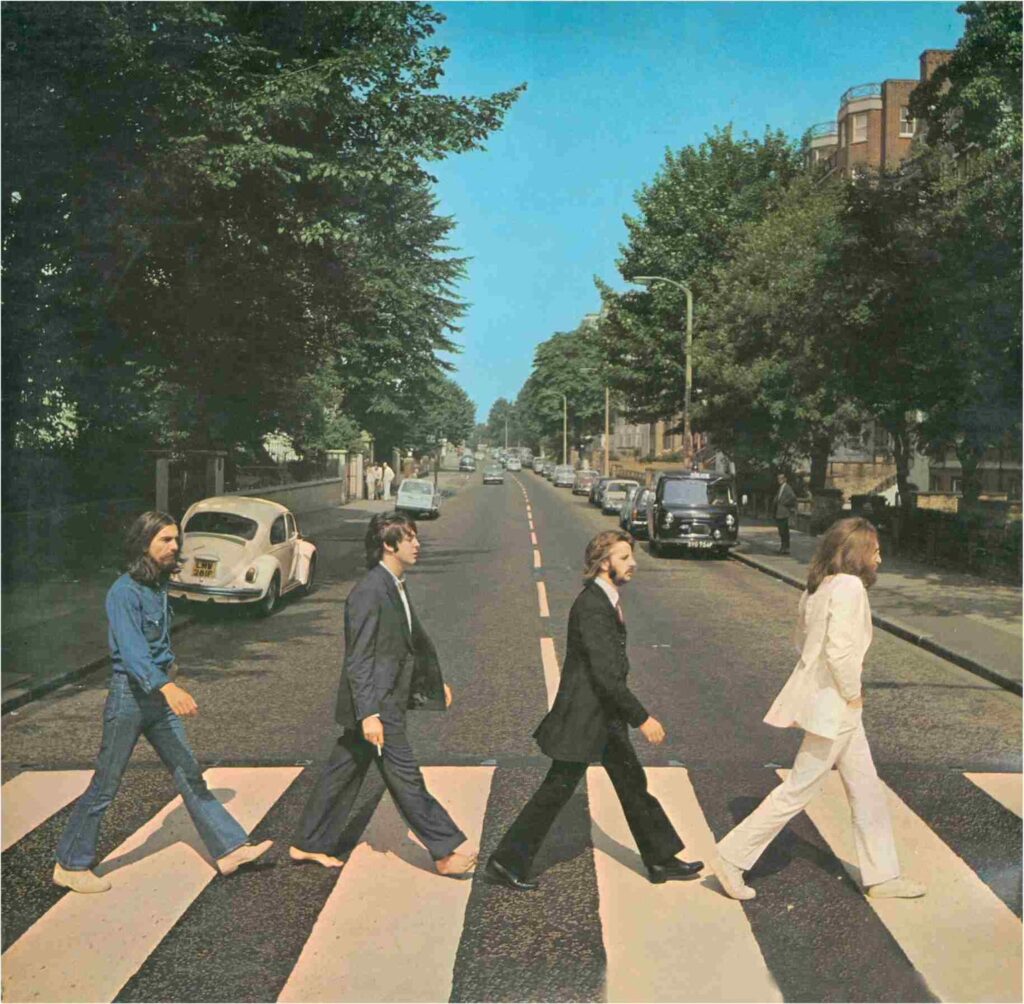 The cover of Abbey Road by the Beatles, 1969. Courtesy: Ian Burt/Flickr