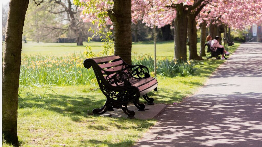 London in the sunshine.