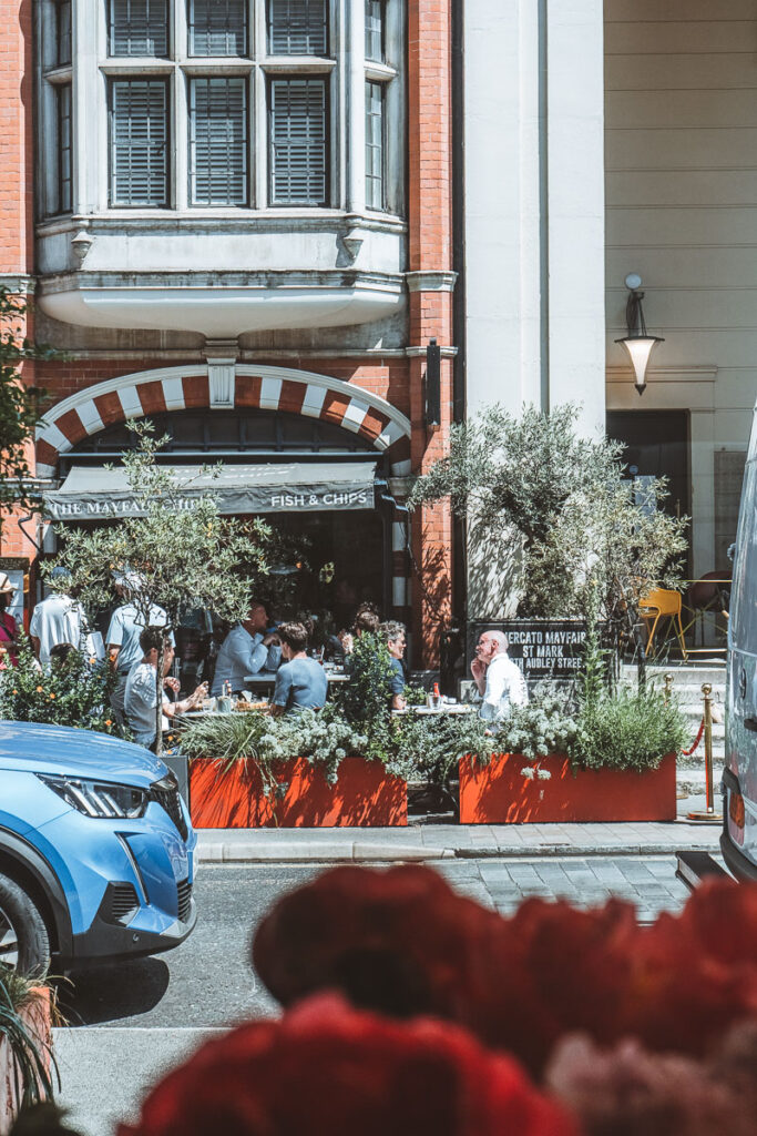 The exterior of the Mayfair Chippy. Photo: Greg Morrison