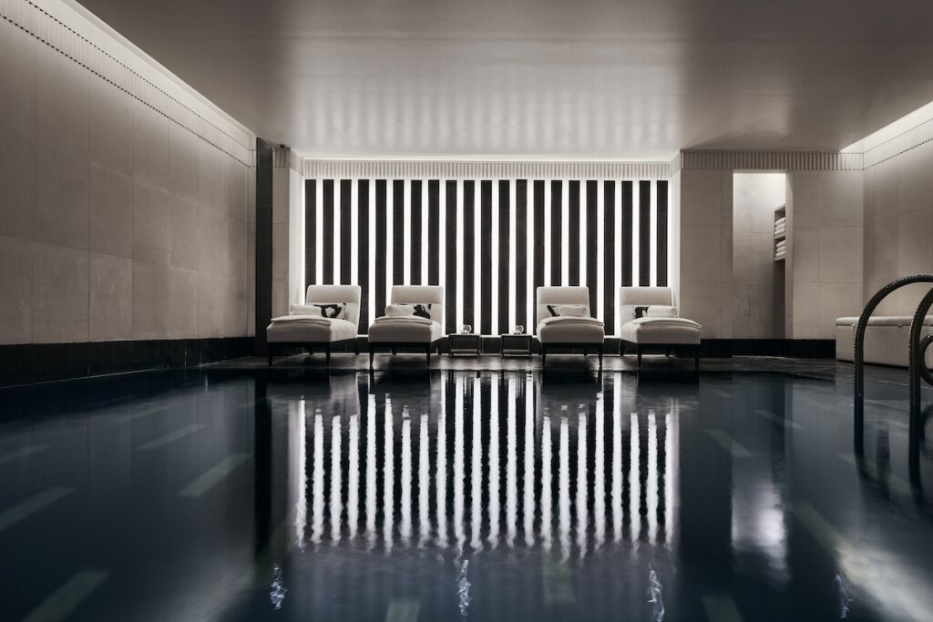 The Aman Spa pool at The Connaught, Mayfair. Courtesy: The Connaught